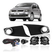 Kit Farol Neblina Milha Fox Spacefox 2014 Botão Redondo