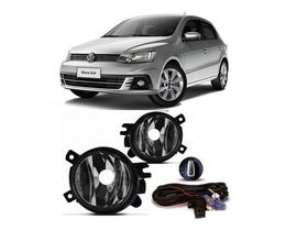 Kit Farol Neblina Milha Gol 2017 2018 G7 Botão Mod Original Sem Molduras