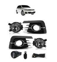 Kit Farol Neblina Milha Gol G7 2017 2018 Botão Redondo Kit Farol Neblina Milha Gol G7 2017 2018 Botão Redondo
