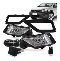 Kit Farol Neblina Milha Gol Voyage G8 Saveiro Robust G7 2018 / 2026 Botão no Painel