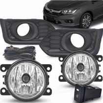Kit Farol Neblina Milha Honda City 2018 até 2021