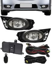 Kit Farol Neblina Milha Honda Civic G8 2009 até 2011 Kit Farol Neblina Milha Honda Civic G8 2009 até 2011