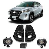 Kit Farol Neblina Milha Kicks 2021 Botão Modelo Original