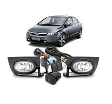 Kit Farol Neblina Milha New Civic 2006 2007 2008 Kit Farol Neblina Milha New Civic 2006 2007 2008