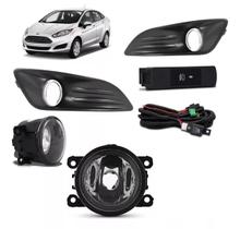 Kit Farol Neblina Milha New Fiesta 2014 2015 2016