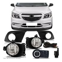 Kit Farol Neblina Milha Onix LS LT 2015 2016 Botão original led azul Kit Farol Neblina Milha Onix LS LT 2015 2016 Botão original led azul