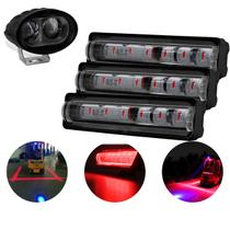 Kit Farol P/ Empilhadeira Nr11 3 Led Red Zone + 1 Blue Spot