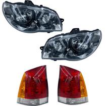 Kit Farol Palio G3 Cromado Preto Lanterna Tricolor 04 A 15 Kit Farol Palio G3 Cromado Preto Lanterna Tricolor 04 A 15