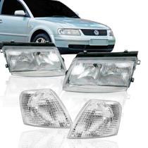 Kit Farol Passat 1997 Á 2000 Completo + Piscas