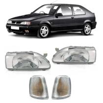Kit Farol Renault 19 Completo Com Piscas Novos