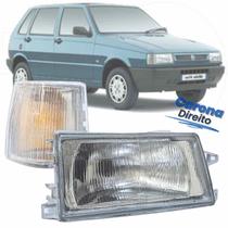 Kit Farol Seta (pisca) Direito (passageiro) Fiat Uno Fiorino Elba Premio 91 92 93 94 a 2004 Lente Vidro e Acrílico Kit Farol Seta (pisca) Direito (passageiro) Fiat Uno Fiorino Elba Premio 91 92 93 94 a 2004 Lente Vidro e Acrílico