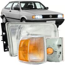 Kit Farol Seta Pisca Lente Cristal Direito Lado Passageiro Carona Gol Saveiro Parati 91 92 93 94 95 96 Sistema Modelo Arteb