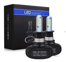 Kit farol super led s1 modelo h3 12v/24v 6500k