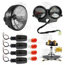 Kit Farol Titan KSES Fan 125 / Painel Completo Titan 2000 KS/ES 125 / 4 Piscas Seta Universal Titan Fan 125 150