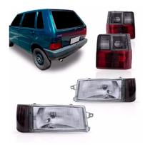 Kit farol uno pisca fume lanterna fumê 1991 1992 1993 1994 1995 1996 1997 1998 1999 2000 01 02 2003