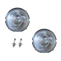 Kit Farol Vidro Compativel Vw Fusca Kombi Passat + Lâmpadas
