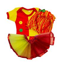 Kit fatansia emilia bebe menina tematica mesversario kit com 3 pçs