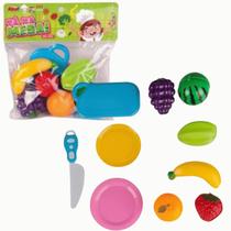 Kit Faz de Conta Frutas e Acessórios Tá na Mesa Zoop Toys