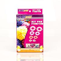 Kit faz Pom Pom Westpress 4 Diâmetros 18215 Kit faz Pom Pom Westpress 4 Diâmetros 18215