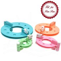 Kit Faz Pompom 4 Tamanhos Círculo Kit Faz Pompom 4 Tamanhos Círculo