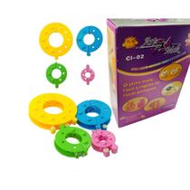 Kit Faz Pompom Com 4 Tamanhos 3,5cm 5,5cm 7cm 9mm ARTMAK Kit Faz Pompom Com 4 Tamanhos 3,5cm 5,5cm 7cm 9mm ARTMAK