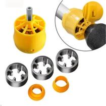Kit Fazedor de Rosca Pvc 1,1 2,3 4 Parafusadeira Furadeira