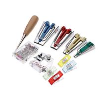 Kit Fazedor De Viés 4 Unid. Furador E Pé De Máquina Cy-Btm Kit Fazedor De Viés 4 Unid. Furador E Pé De Máquina Cy-Btm