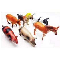 Kit Fazendinha 6 pçs Animais Grandes De Brinquedo +3 Anos - Nipo Center
