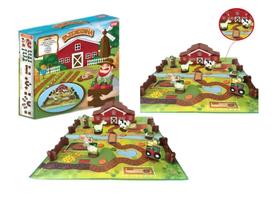 Kit Fazendinha Completo Brinquedo Infantil Animais Cenário Kit Fazendinha Completo Brinquedo Infantil Animais Cenário