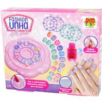 Kit Fazer Unha Decorativa Fashion Mania Dm toys Com Acessórios Kit Fazer Unha Decorativa Fashion Mania Dm toys Com Acessórios