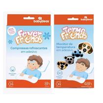 Kit Febre Termo Friends e Fever Friends termometro compressa - Amoveri