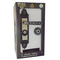 Kit Fechadura 2x1 Fechadura Tetra Fort/Quadra 40100 (Z-2) ZLO Aliança