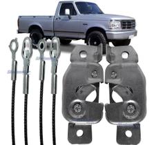 Kit Fechadura + Cabo Tampa Traseira Caçamba F1000 1991 1992 1993 1994 1995 1996 1997 1998 1999