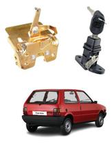 Kit Fechadura E Botão Porta-malas C/ Chave Uno G1 85 A 95 F103