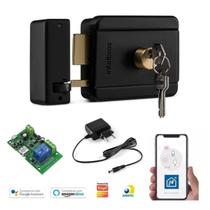 Kit Fechadura Elétrica FX 500 com Automação WiFi para Comando de Voz
