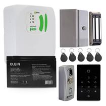 Kit Fechadura Eletroímã M150 Ipec Controle Acesso Tag Senha