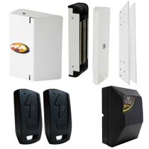 Kit Fechadura Eletroimã P200 Ppa Porta Vidro Abre Por Controle Remoto Kit Fechadura Eletroimã P200 Ppa Porta Vidro Abre Por Controle Remoto