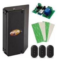 Kit Fechadura Eletroímã PPA P200 com Automação WiFi e 3 Controles Remotos