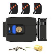 Kit Fechadura Eletrônica Hdl Ajustável 3 Controles Remotos