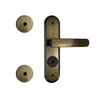 Kit Fechadura Externa Tetra Stam 1800/21 Espelho Antique E-coat + 2 Travas Auxiliares