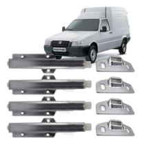 Kit Fechadura Ferrolho Batente Porta Traseira Bau Fiorino