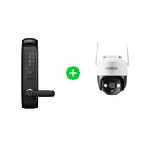 Kit Fechadura Inteligente MFV 7000 com Câmera IM7+3MP Intelbras