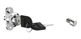 Kit Fechadura Pressão Porta Correr 1421 + Pino Prolongador