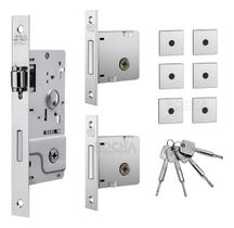 Kit Fechadura Rolete 800 Tetra Pivotante Quadrada Stam Inox