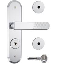 Kit Fechadura Segurança + 2 Travas Tetra 1800/21 40mm Cromado Stam