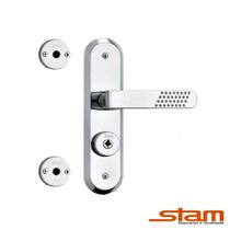 Kit Fechadura Segurança Stam Flo 1800/21- Folha 25/40mm Acet