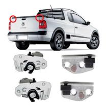 Kit Fechadura Tampa Traseira Saveiro G2 G3 G4 G5 G6