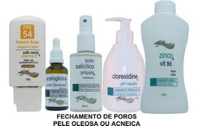 Kit Fechamento Dos Poros Para Pele Oleosa Acnéica Bioexotic