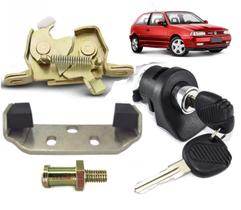 Kit Fecho com Chave Batente Fechadura Porta Malas Compatível com Gol Bola G2 Kit Fecho com Chave Batente Fechadura Porta Malas Compatível com Gol Bola G2