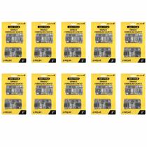 Kit Fecho Trinco Chato 2" Inox 02 Pc Bom-2704 10 Un - BOMVINK